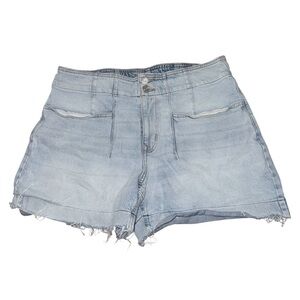 Maurice’s Light Blue Denim Curvy High Rise 14W Shorts